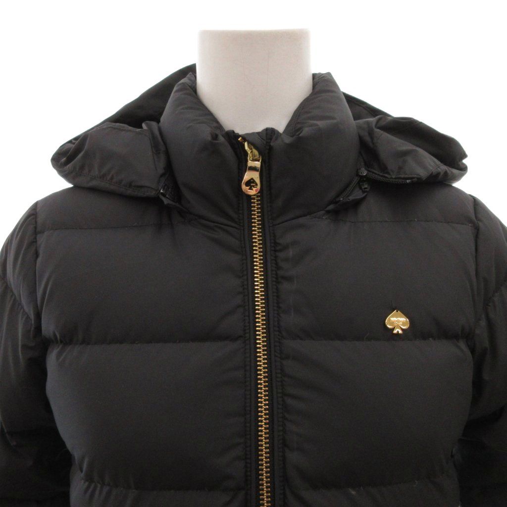 kate spade newyork ペプラムダウンジャケット S ブラック セール】ペプラムダウンジャケット（ダウンジャケット/コート）｜kate