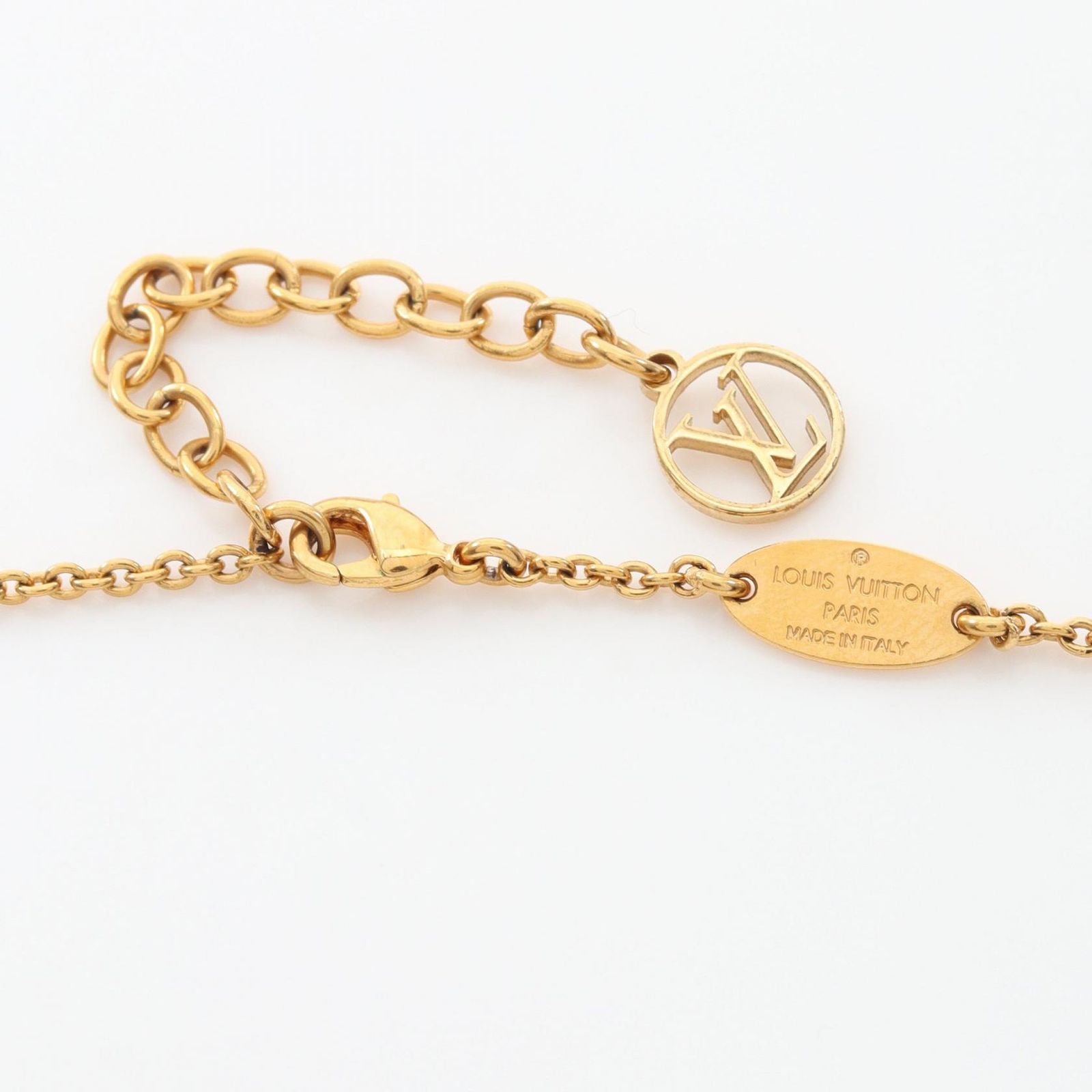 ルイ・ヴィトン LOUIS VUITTON ネックレス エセンシャルV GP（ゴールド