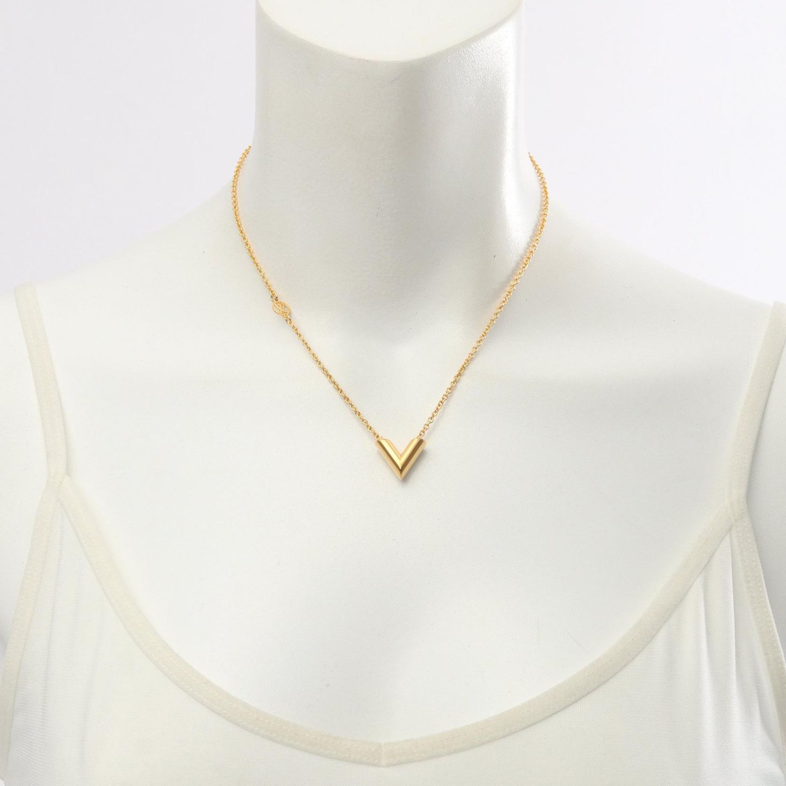 ルイ・ヴィトン LOUIS VUITTON ネックレス エセンシャル V GP