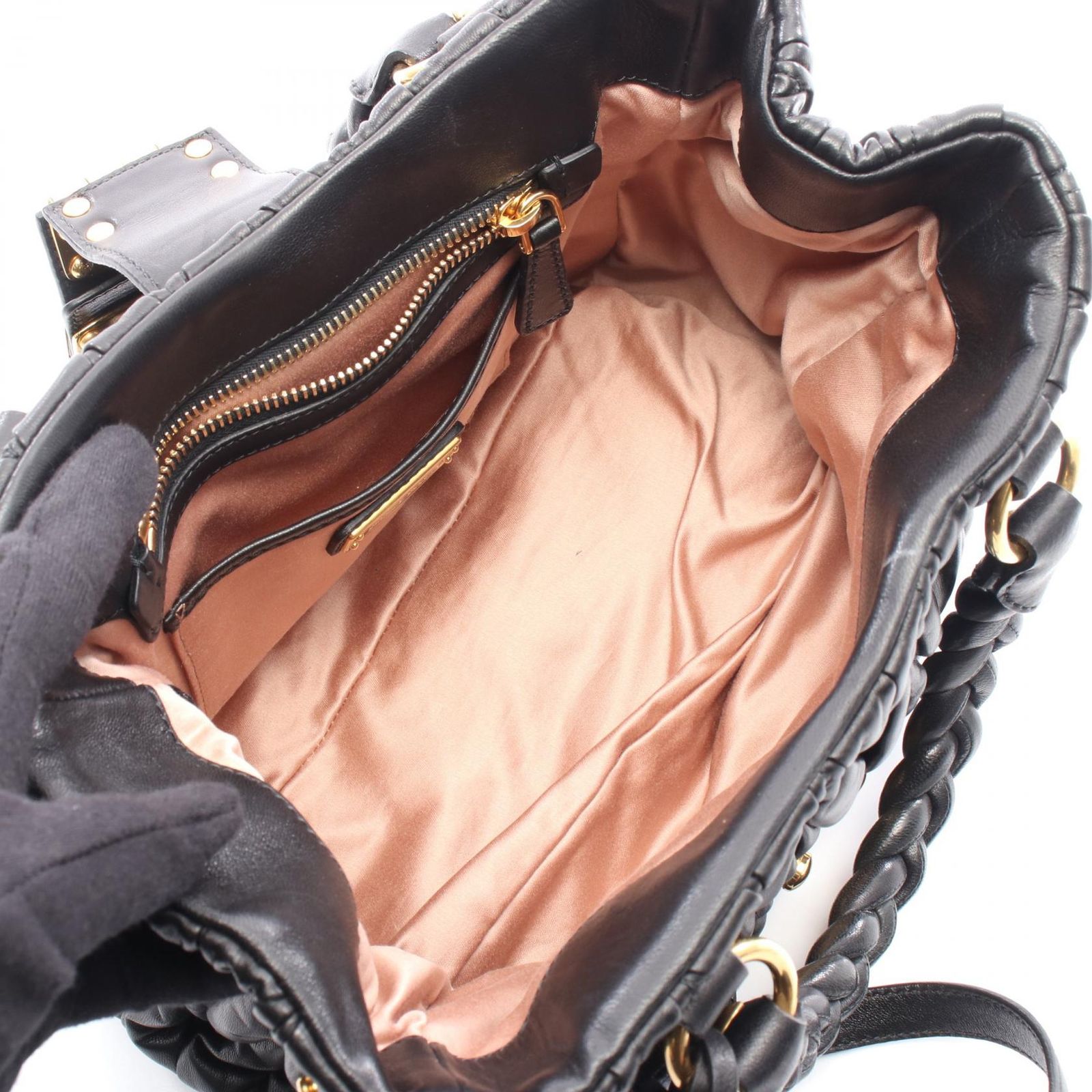 ミュウ ミュウ Miu Miu ハンドバッグ MATELASSE マテラッセ RN0473  