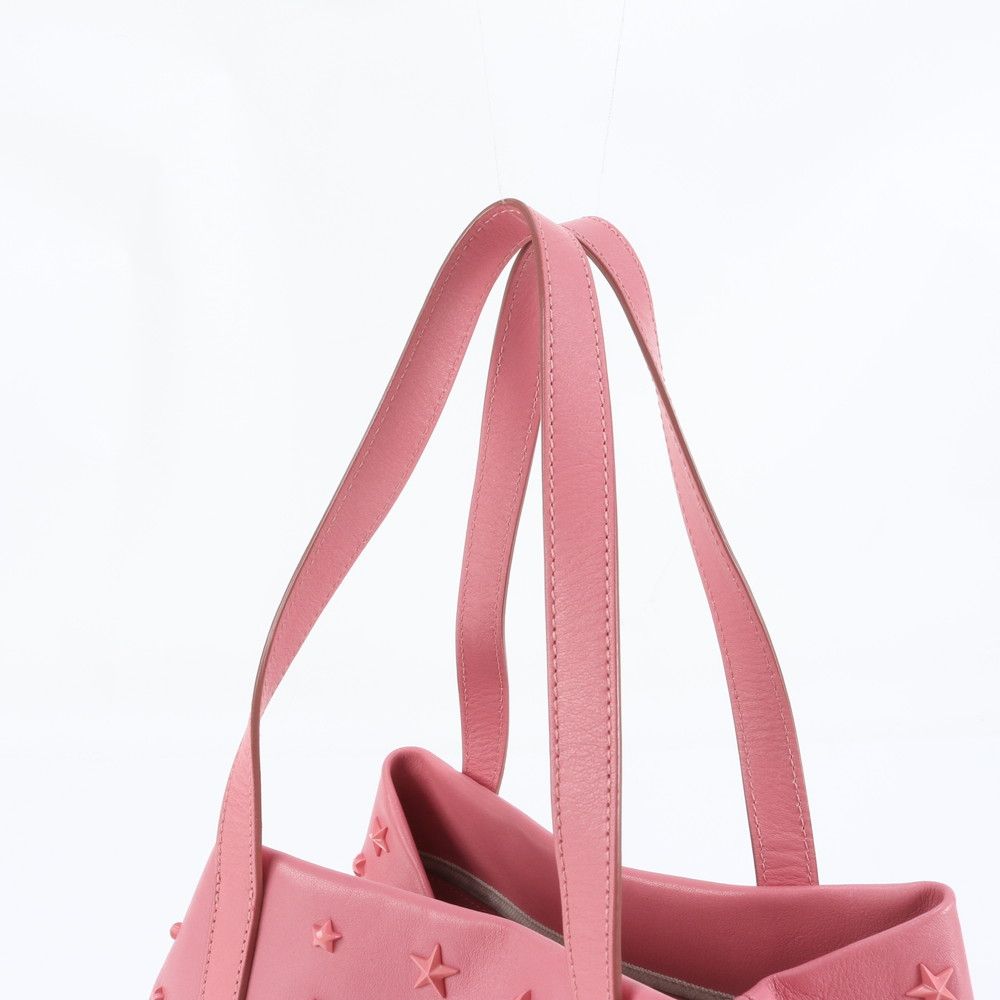 極美品 ジミーチュウ スター スタッズ レザー トート バッグ 肩掛け