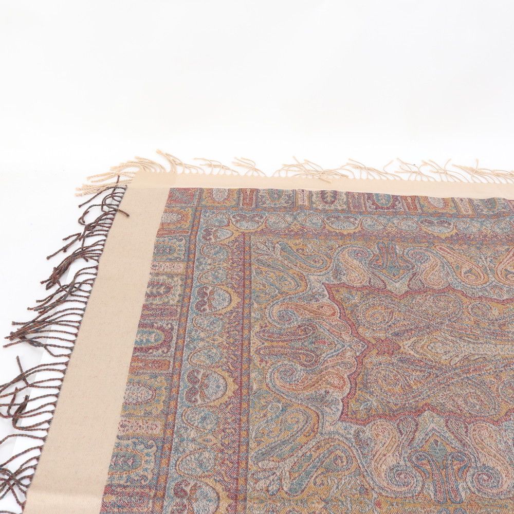 極美品 クリスチャンディオール タグ付 ペイズリー 大判 ストール