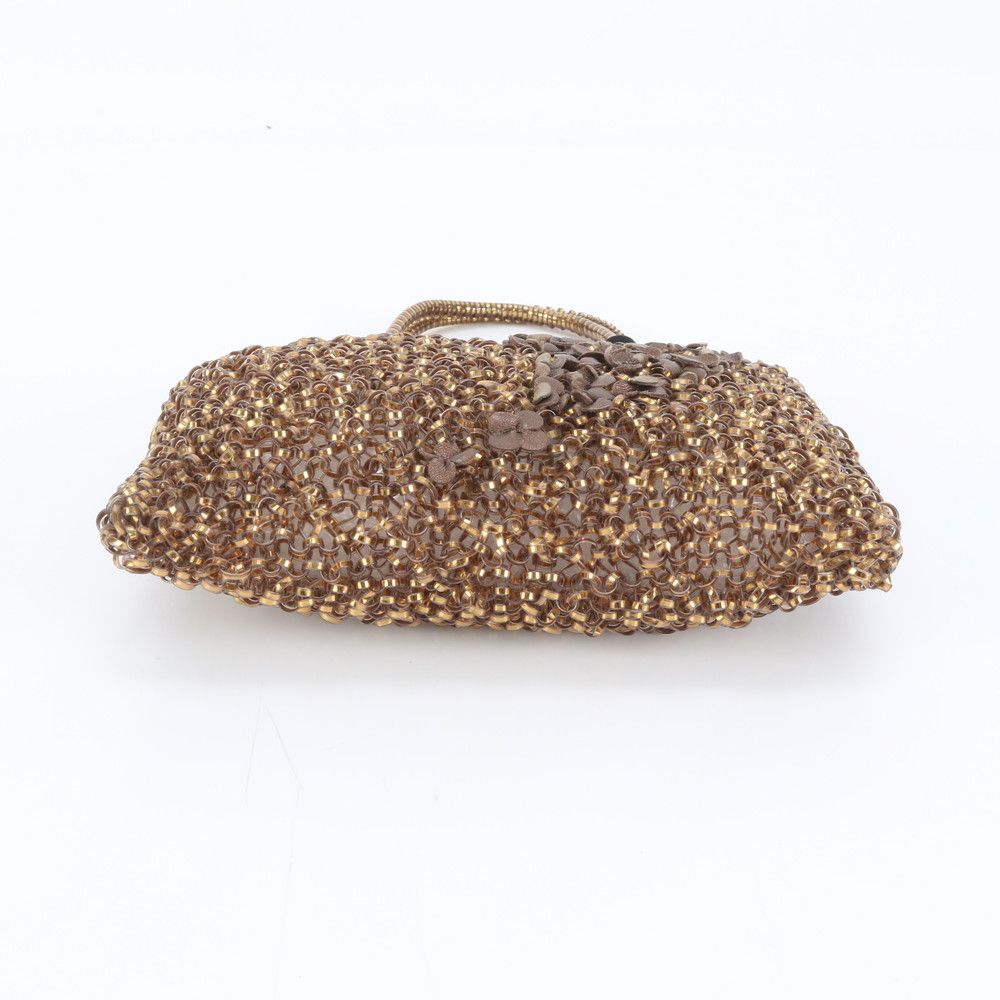 極美品 アンテプリマ ワイヤーバッグ フラワー モチーフ 編み込み  