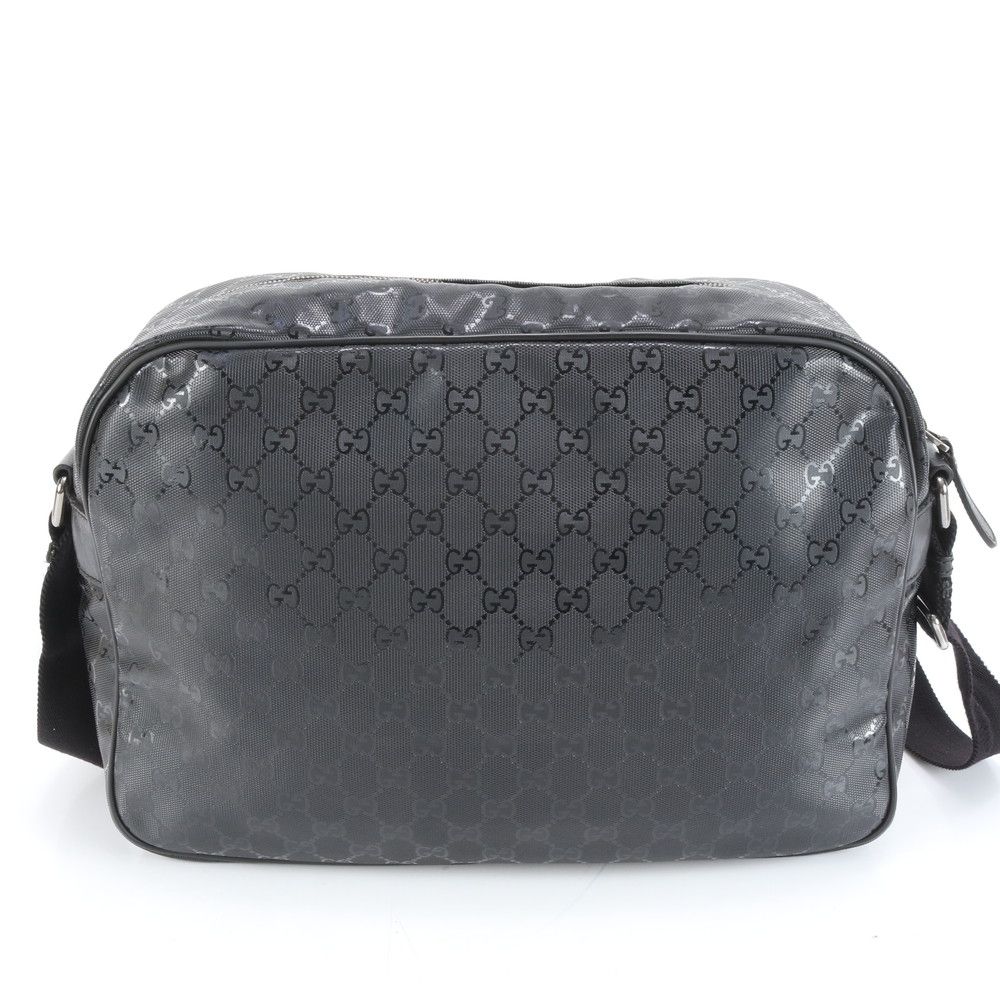 美品 グッチ GG インプリメ 211107 レザー ショルダーバッグ 斜め掛け