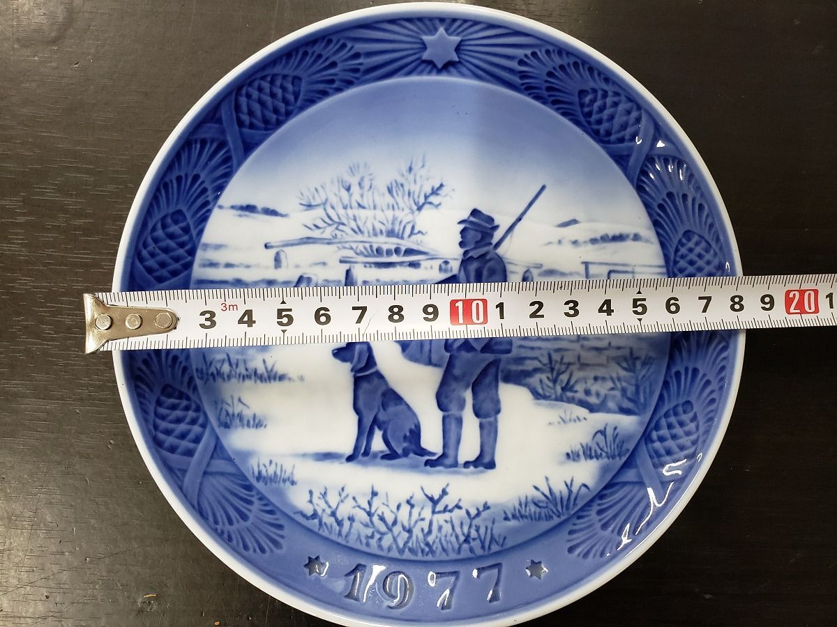 2614H10】1977 ロイヤルコペンハーゲン イヤープレート インマヴェド橋