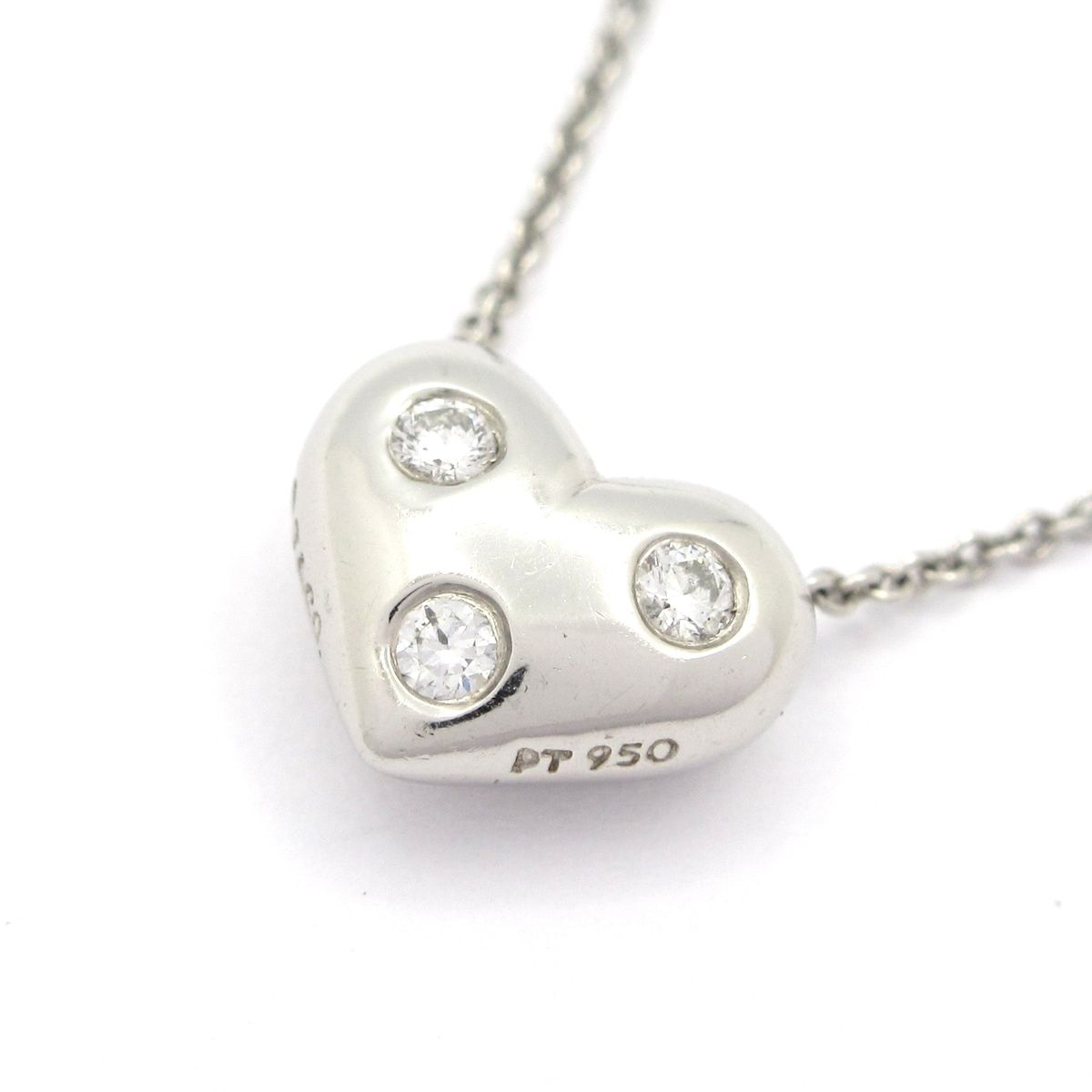 TIFFANY&Co.(ティファニー) ネックレス美品 - Pt950×ダイヤモンド 総