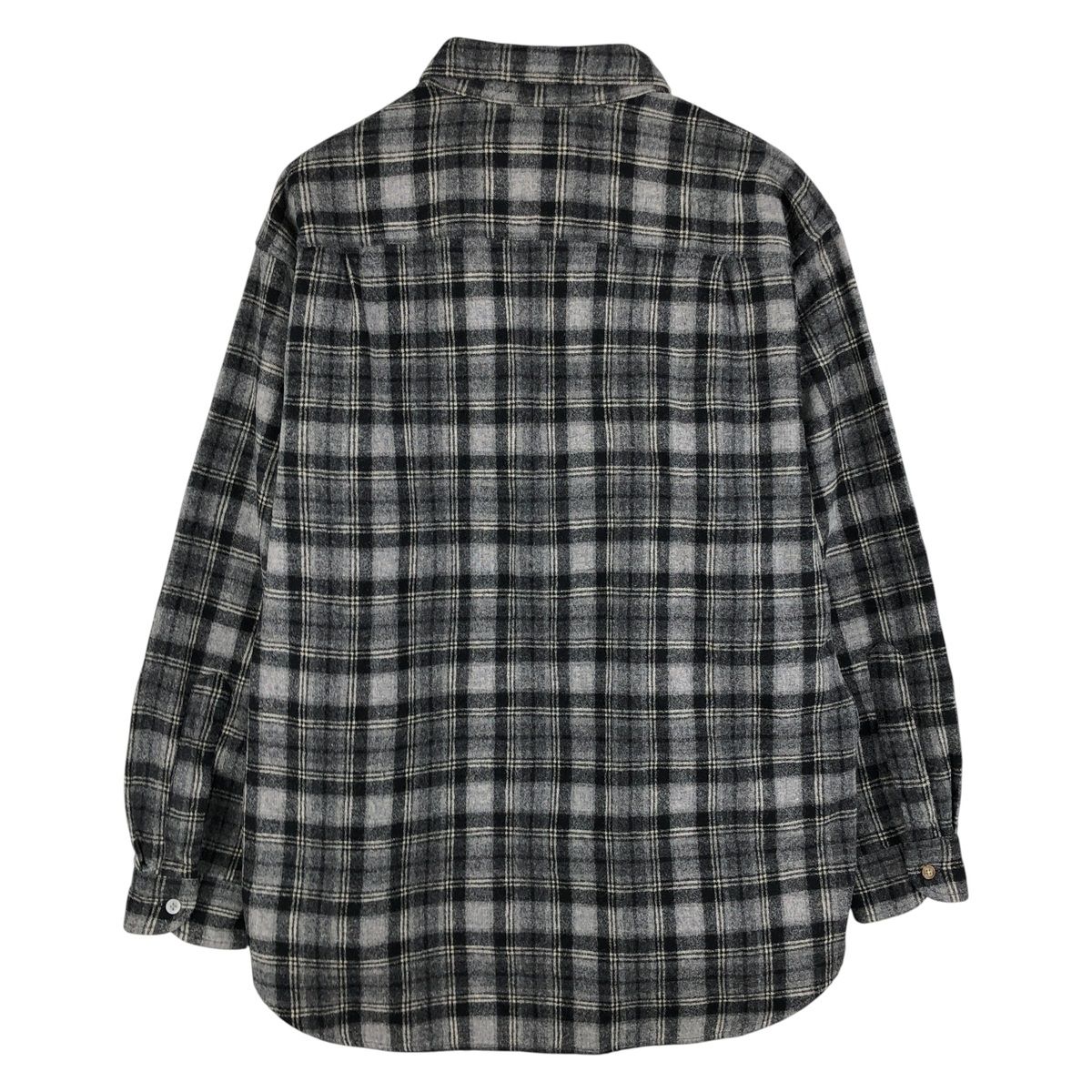 古着 ペンドルトン PENDLETON オンブレチェック ウールシャツ メンズXL