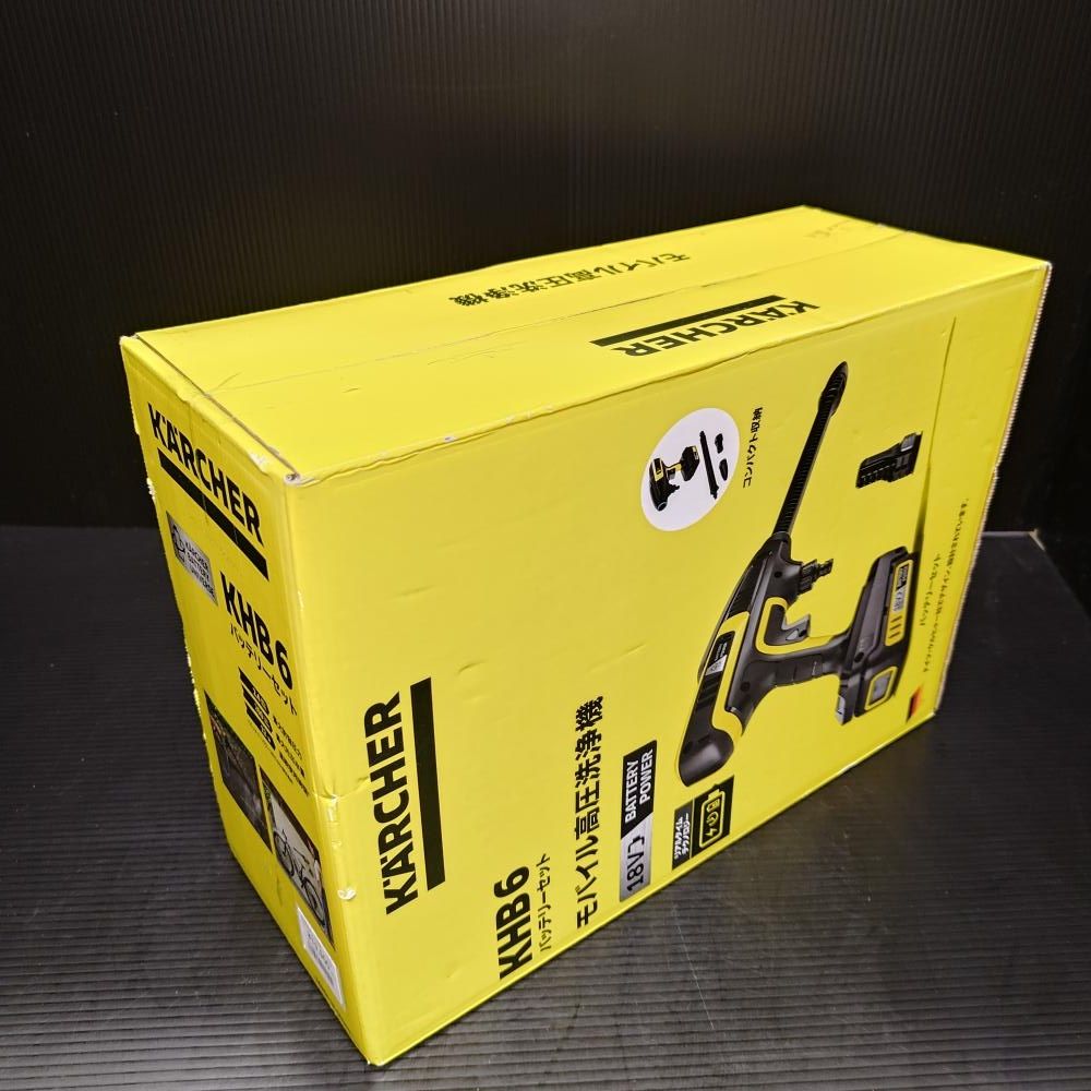 未使用品】KARCHER KHB6 モバイル高圧洗浄機 バッテリーセット【204