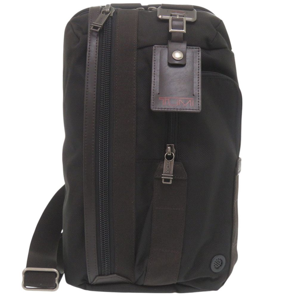 美品 トゥミ ブラック ショルダーバッグ ボディバッグ 黒 0949 TUMI 