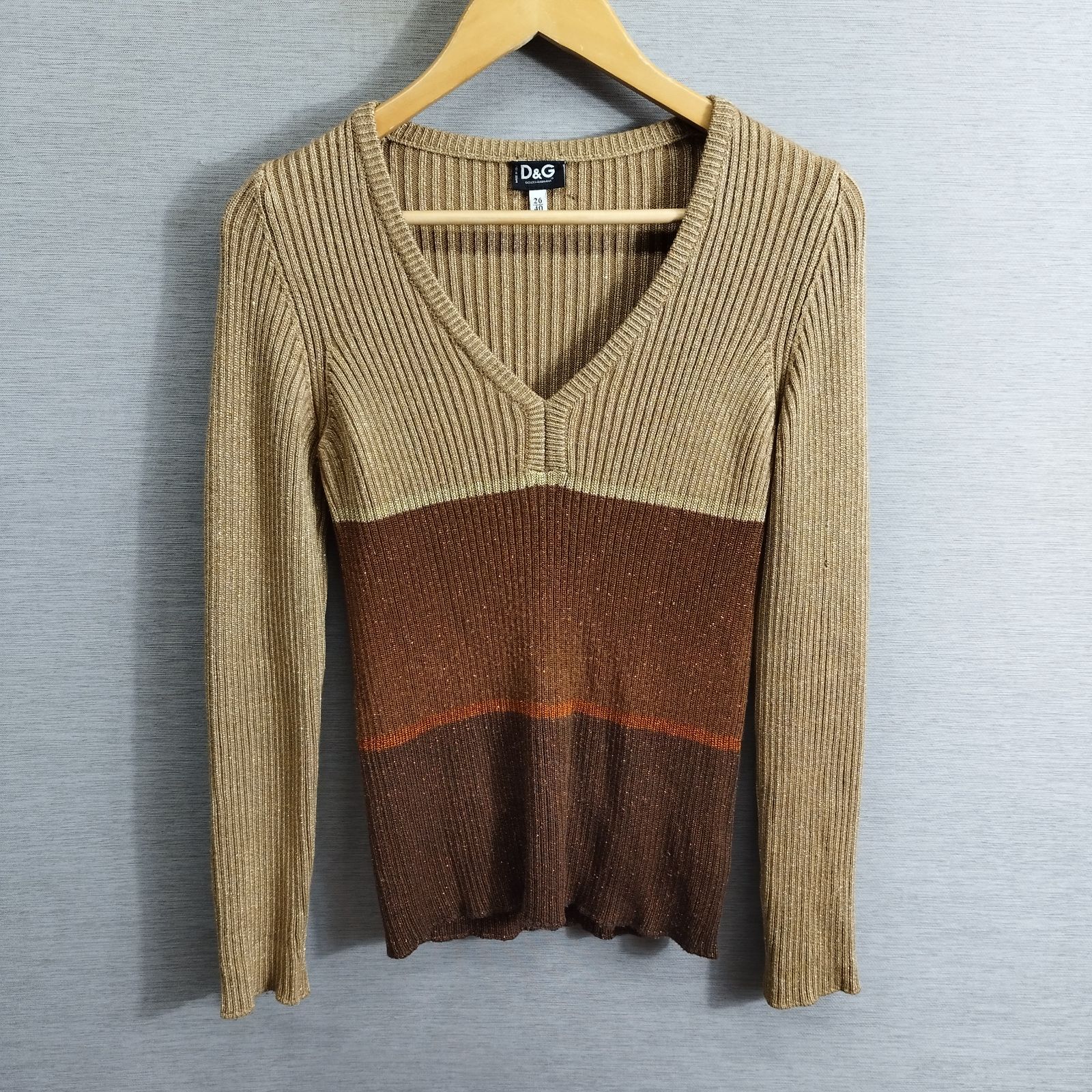 D&G ディー&ジー DOLCE&GABBANA ドルチェ&ガッバーナ Vネック ニット