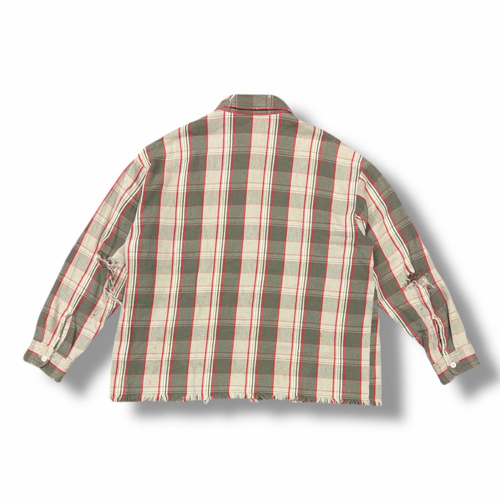 SAINT MICHAEL SA-FRANNEL SHIRT シャーマーアカデミー ネルシャツ 