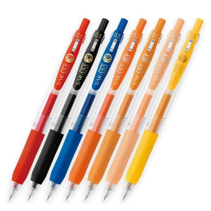 7本セット】ZEBRA ゼブラ サラサクリップ SARASA 勉強応援2025 だるま