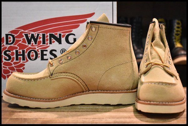 8E 箱付 未使用 犬タグ復刻 20年】レッドウィング 8173 スエード アイ