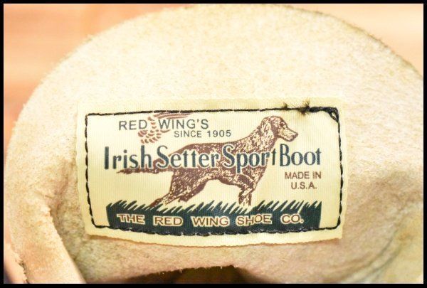 8E 箱付 未使用 犬タグ復刻 20年】レッドウィング 8173 スエード アイ