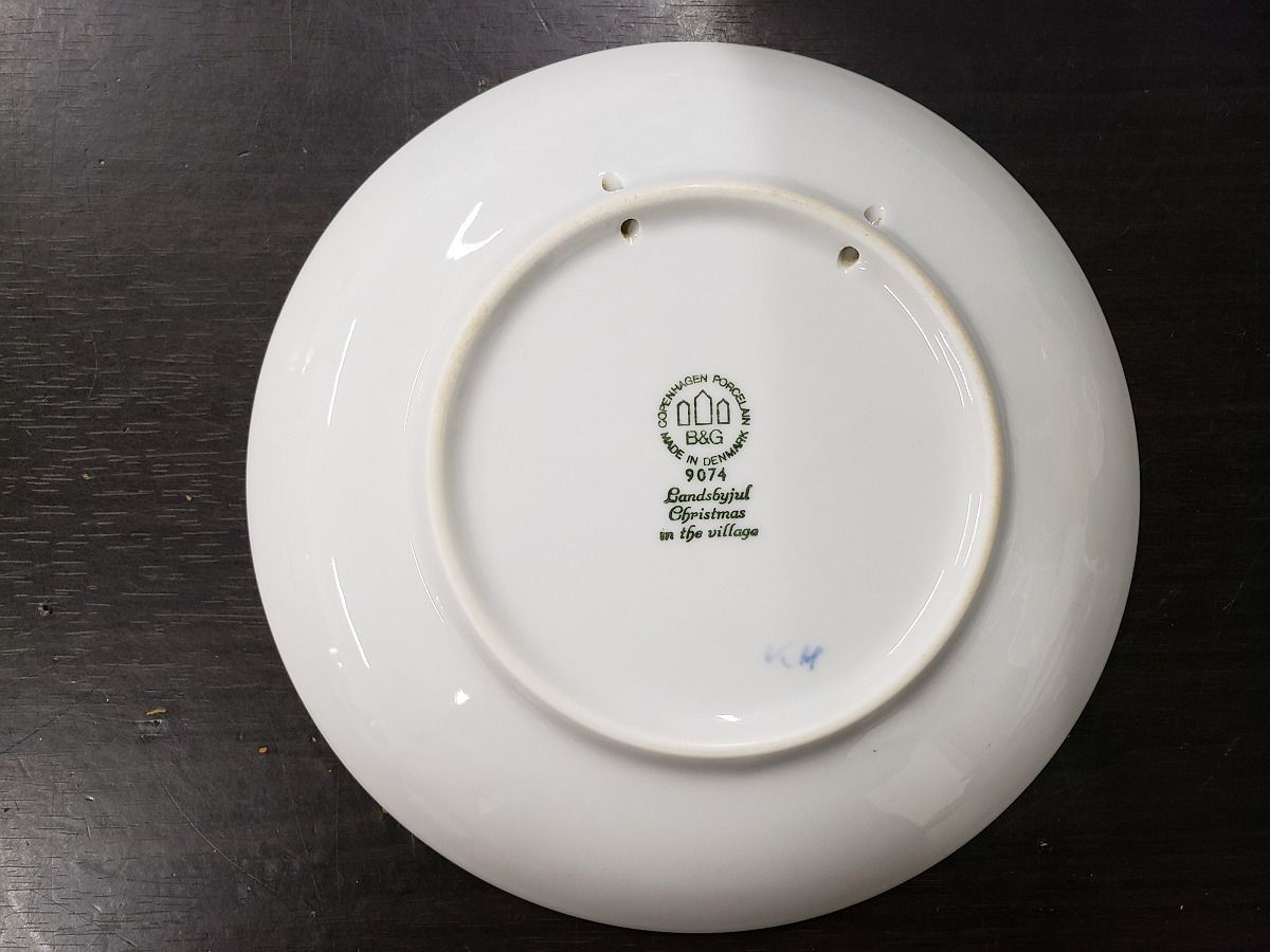 2614H13】1974 ロイヤルコペンハーゲン イヤープレート Christmas in