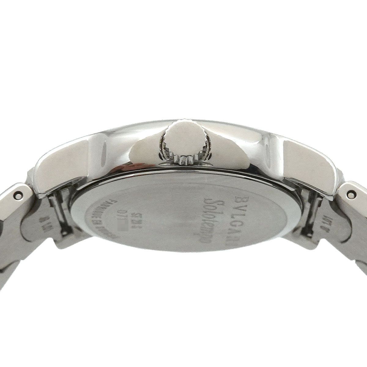 ブルガリ BVLGARI ソロテンポ ST29S レディース 腕時計 デイト ブルー