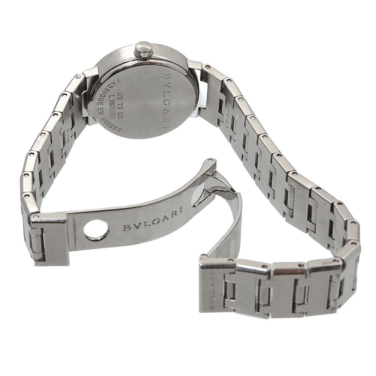 ブルガリ BVLGARI ブルガリブルガリ BB23SS レディース 腕時計 12P ダイヤ シルバー クォーツ ウォッチ BVLGARIBVLGARI 90310603 ブルガリ BVLGARI ブルガリブルガリ BB23SS レディース 腕時計 12P