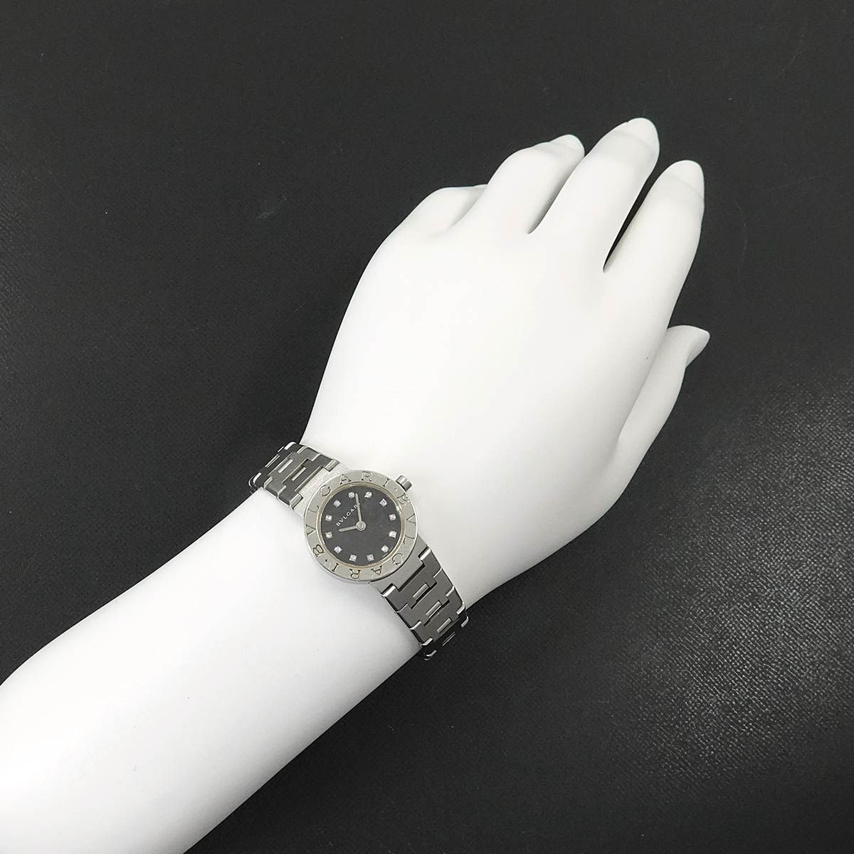 ブルガリ BVLGARI ブルガリブルガリ BB23SS レディース 腕時計 12P ダイヤ シルバー クォーツ ウォッチ BVLGARIBVLGARI 90310603 ブルガリ BVLGARI ブルガリブルガリ BB23SS レディース 腕時計 12P