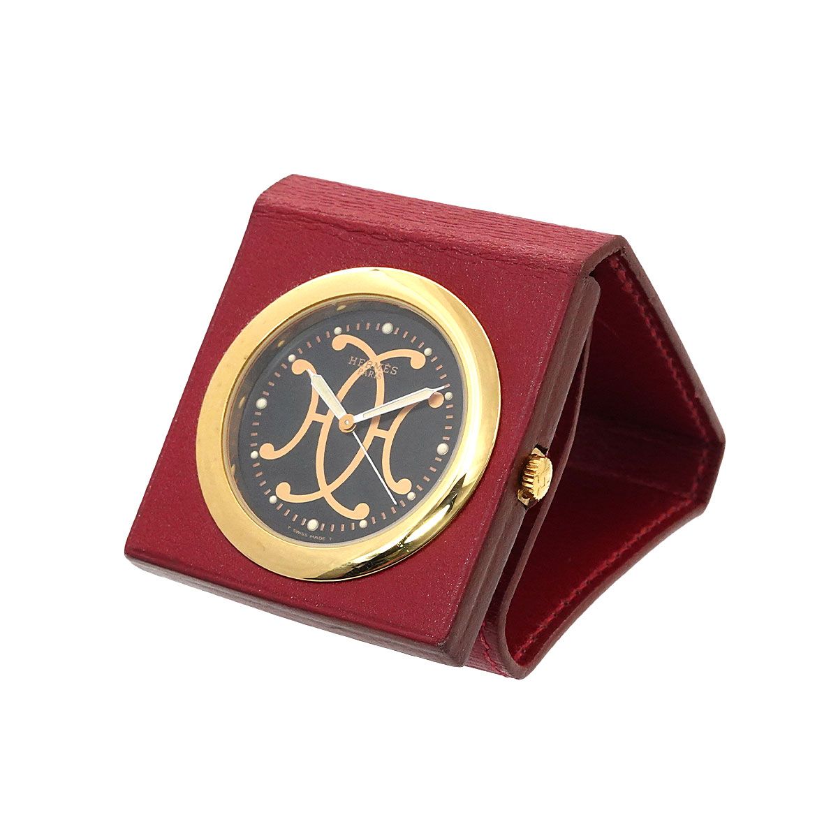 エルメス HERMES トラベルクロック QU1.701 ヴィンテージ 置時計