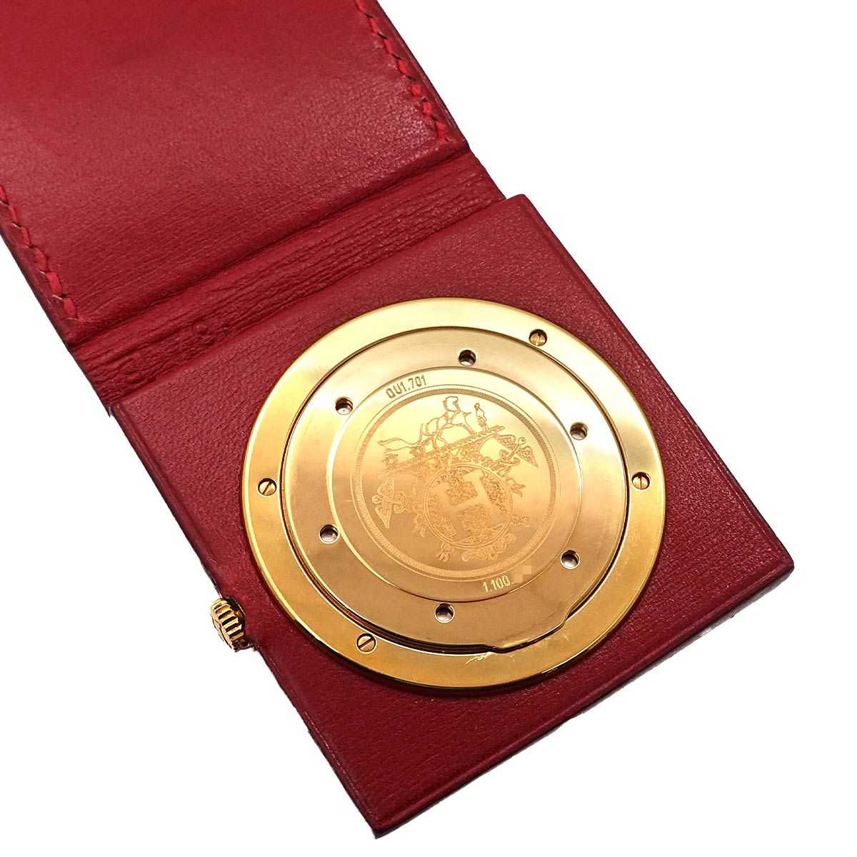 エルメス HERMES トラベルクロック QU1.701 ヴィンテージ 置時計