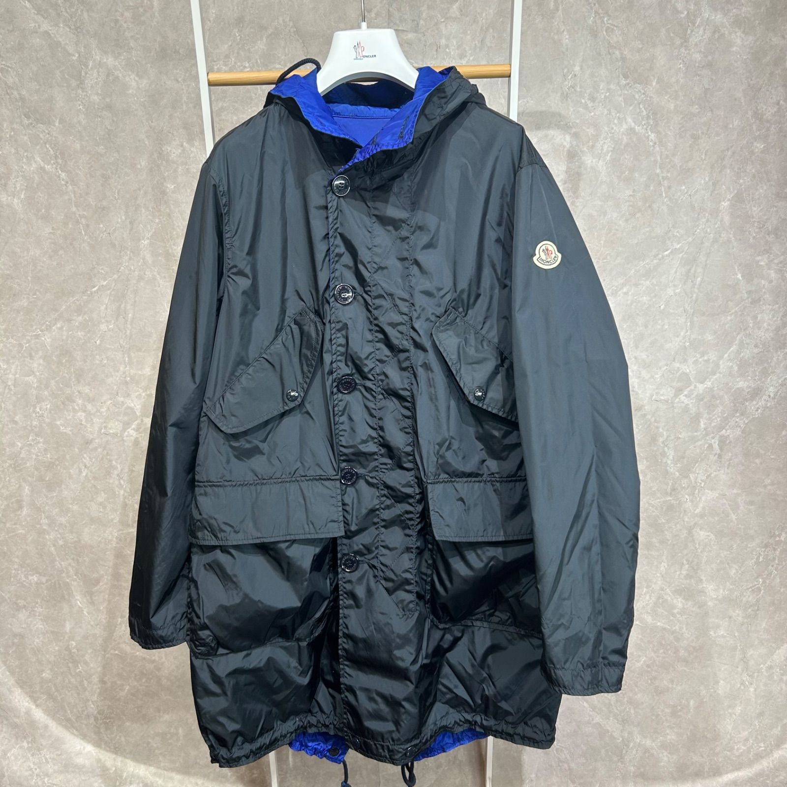 MONCLER モンクレールリバーシブル ナイロンパーカー コートブラック 
