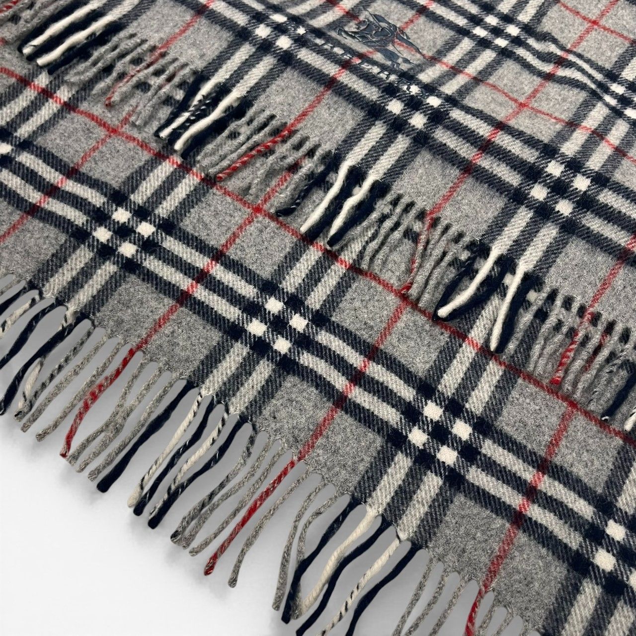 Burberry/バーバリー 65×120㎝ ウール100％ ひざ掛け ショール