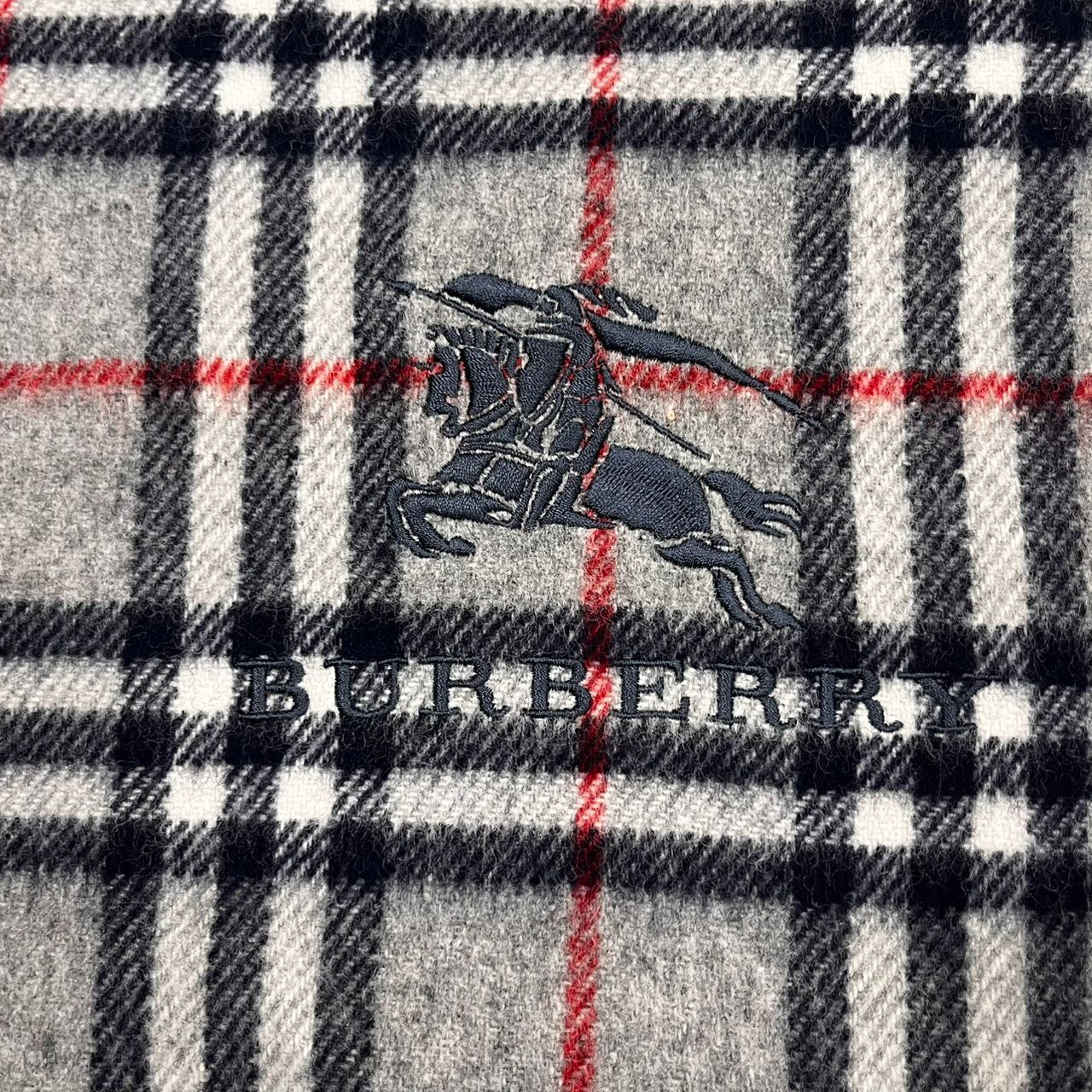 Burberry/バーバリー 65×120㎝ ウール100％ ひざ掛け ショール