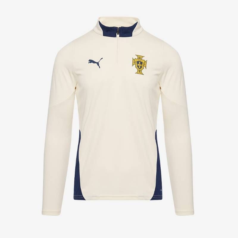 【送料無料・匿名配送】PUMA プーマ ポルトガル代表 2025 ドリル トップ 茶 紺 並行輸入 新品 正規品 2026W杯
