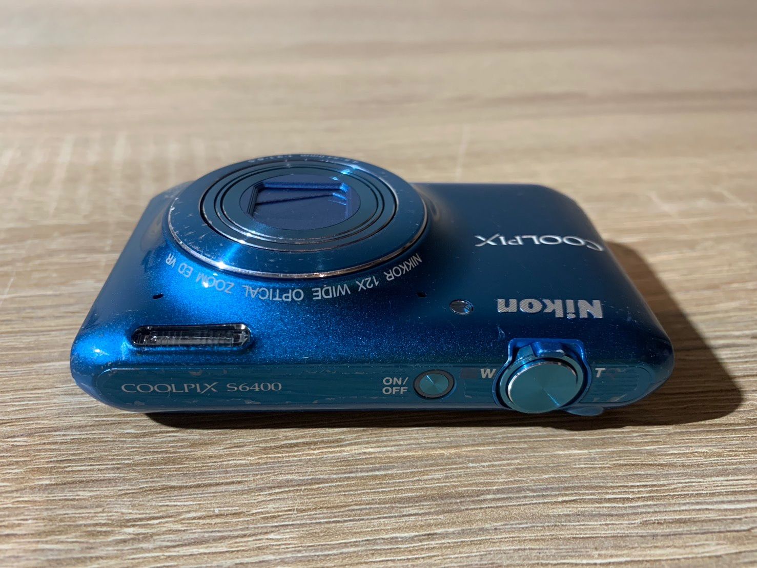 7781 Nikon COOLPIX S6400 ターコイズブルー デジカメ ジャンク品