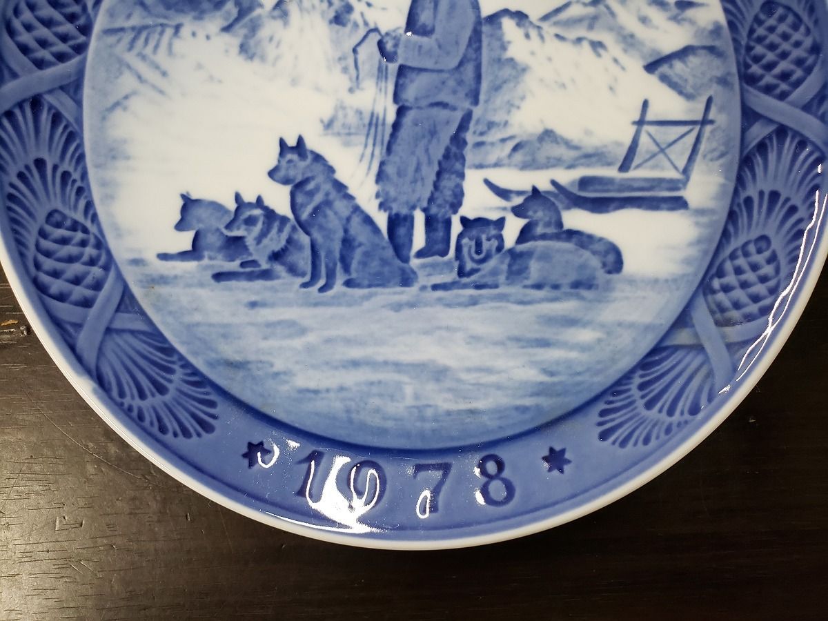 2614H16】1978 ロイヤルコペンハーゲン イヤープレート グリーンランド