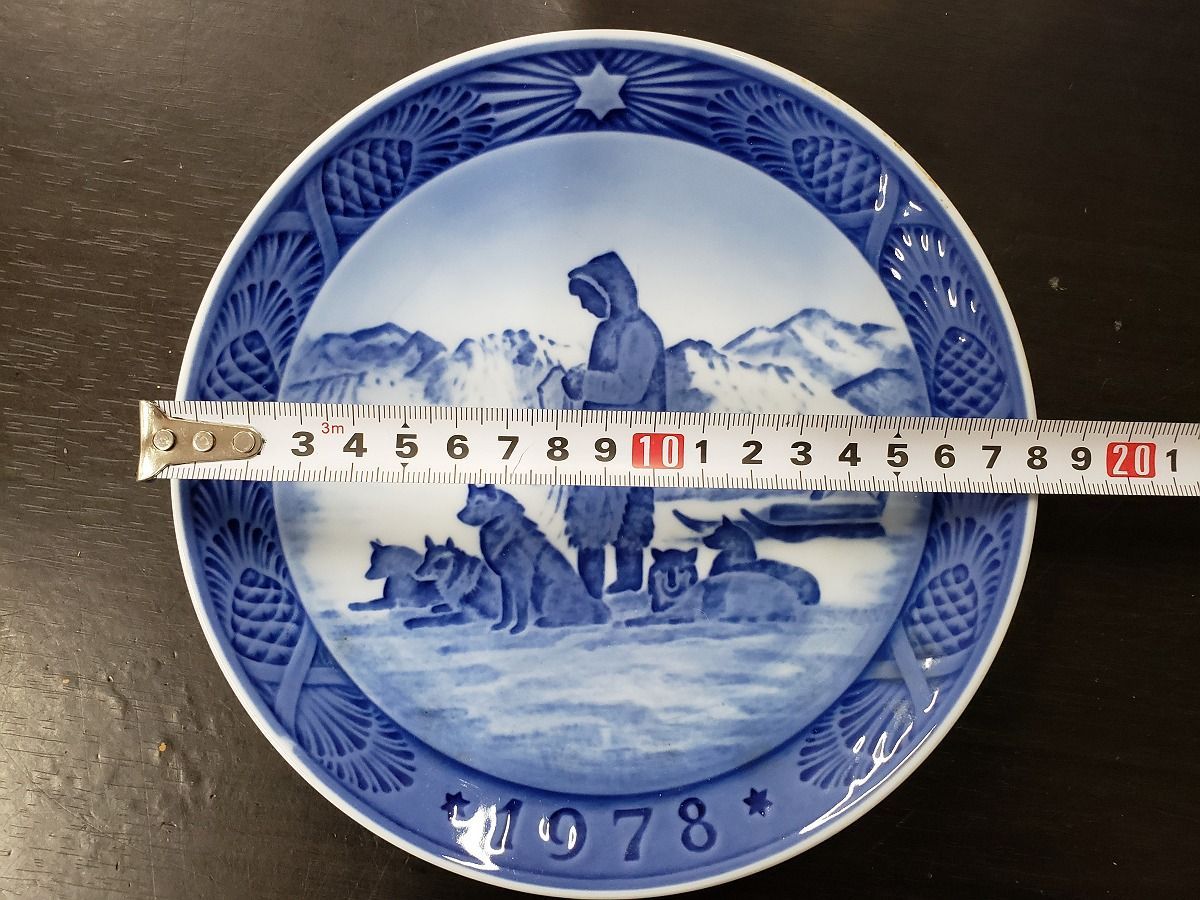 2614H16】1978 ロイヤルコペンハーゲン イヤープレート グリーンランド