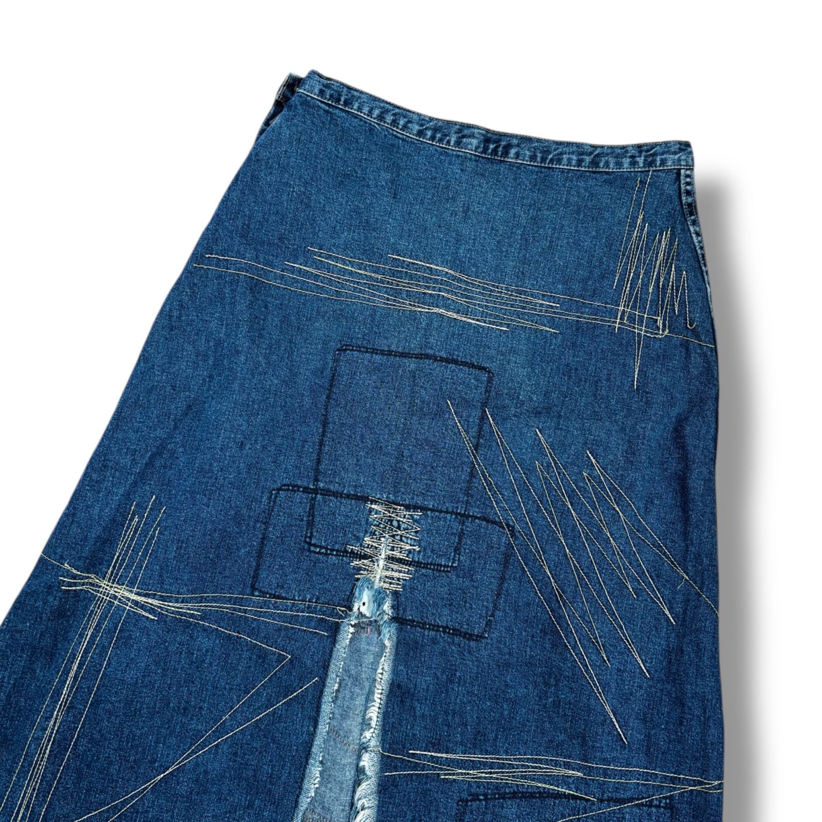 HYSTERIC GLAMOUR】希少 90's 刺繍ロングデニムスカート - メルカリ