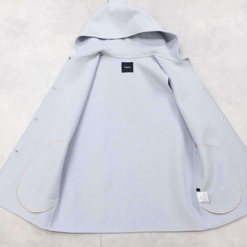 Theory セオリー CLAIRENE VEST DF ロングベスト ジレ コート ダブル