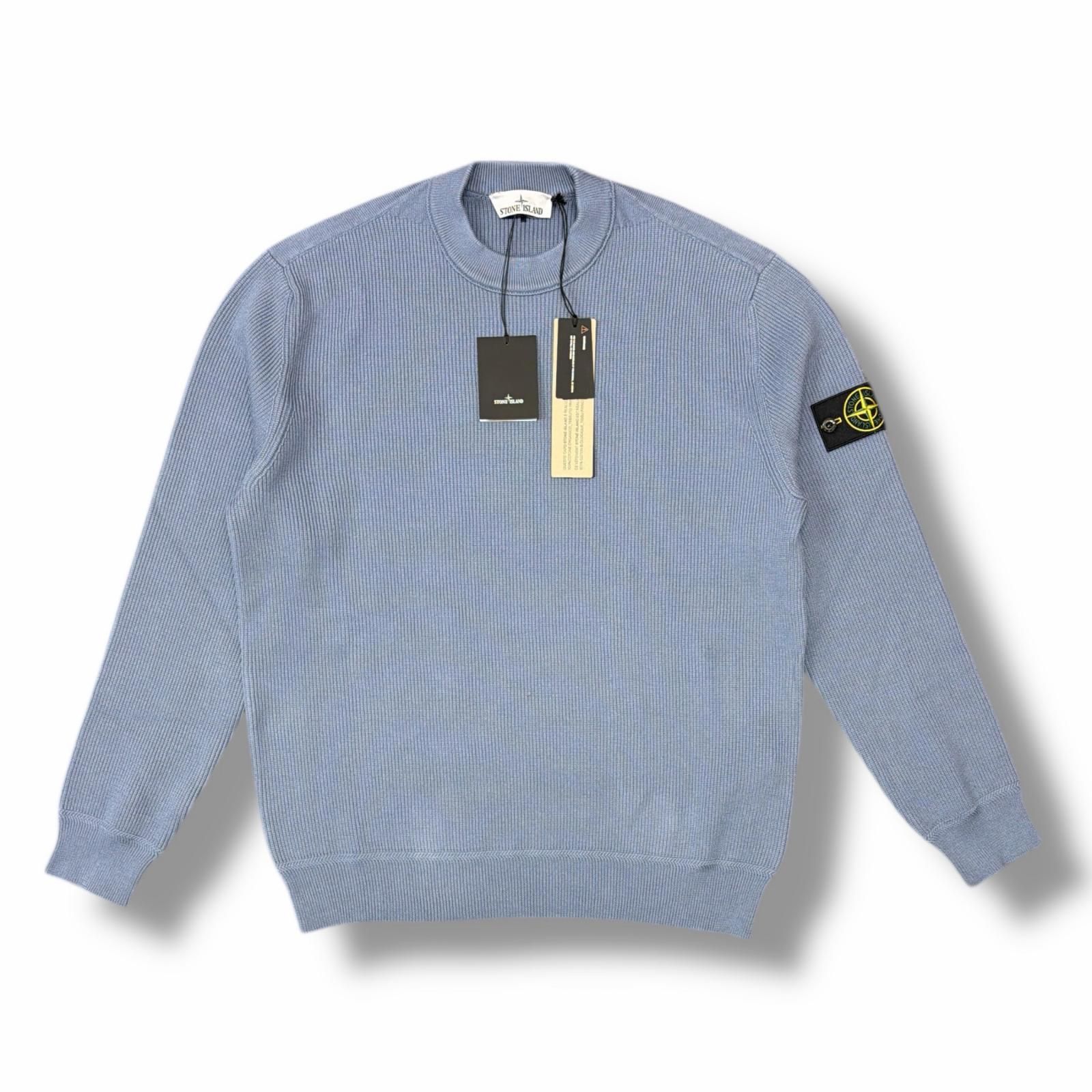 未使用 STONE ISLAND 2025年 コットン クルーネック ニット セーター