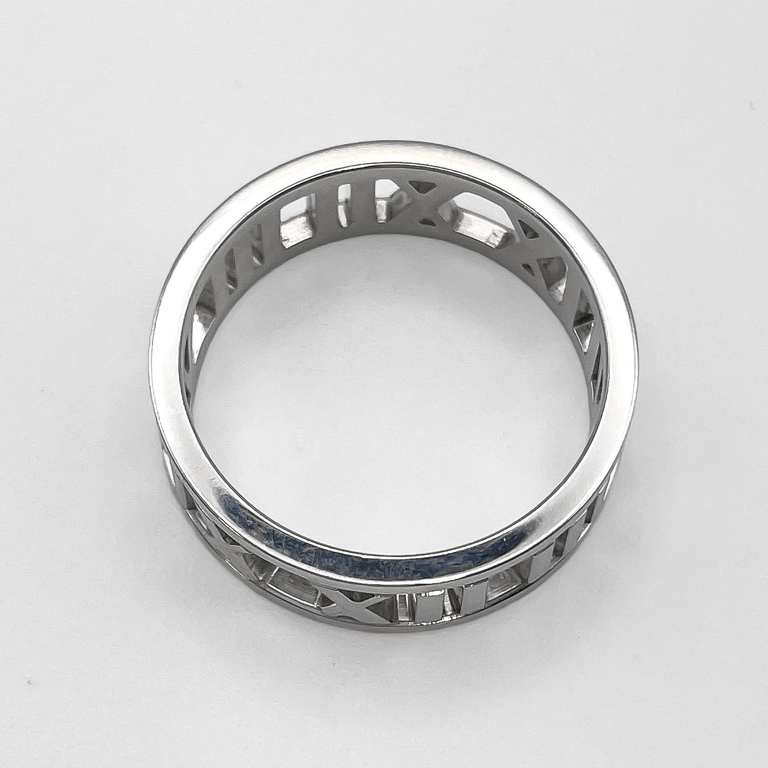 Tiffany&Co. ティファニー 18号 アトラス オープン リング 指輪 SV925