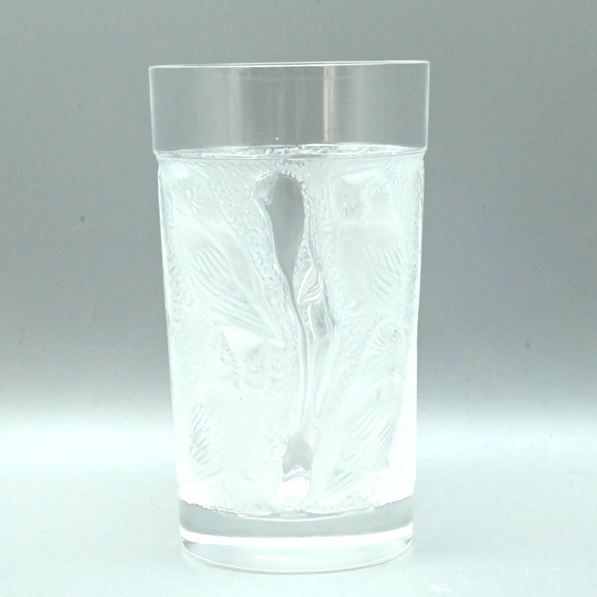  LALIQUE ラリック Hulotte ユロット グラス 6客セット 約13 cm 梟 ふくろう フロスト M 2602-t 007 その他 コップ グラス 酒器