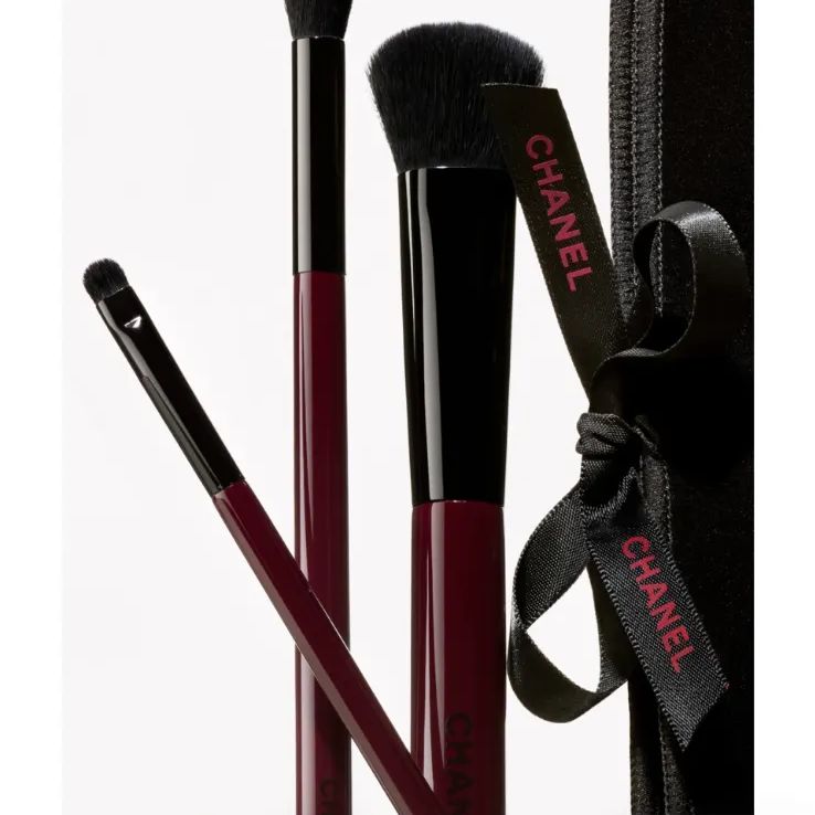 CHANEL シャネル メイクブラシ 3本セット ポーチ付き 新品未使用
