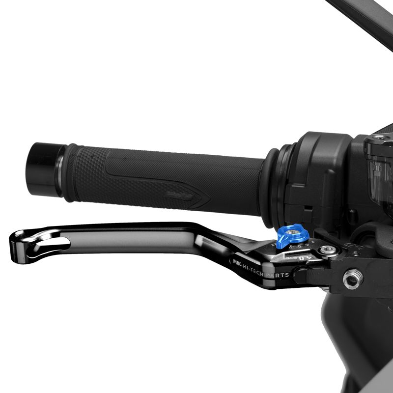 Puig 4120NA BRAKE LEVER 4.0.UNFOLDABLE [BLACK/BLUE] （固定標準タイプ） プーチ ブレーキレバー