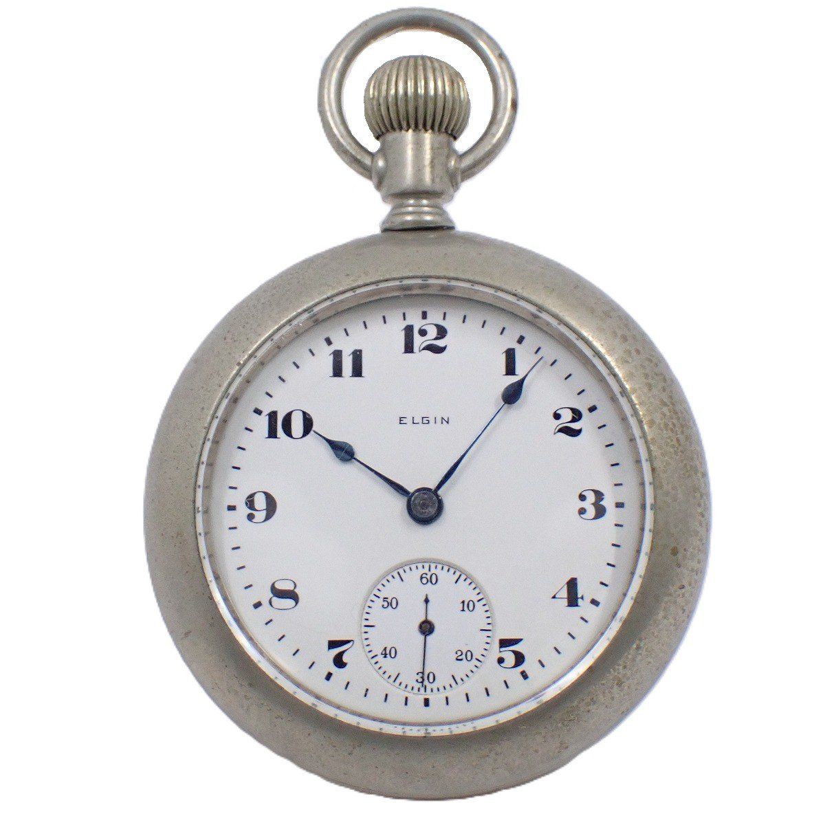 エルジン 懐中時計 アンティーク SILVERODE 手巻き スモールセコンド