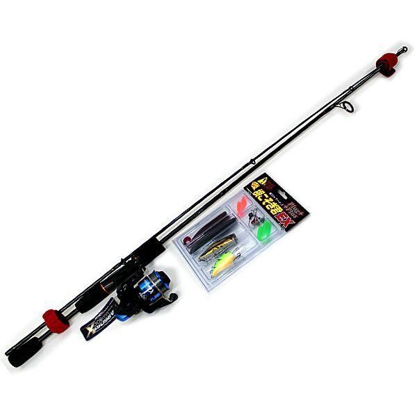 ルアー釣りセット ルアーフィッシング入門セット 釣竿リールセット