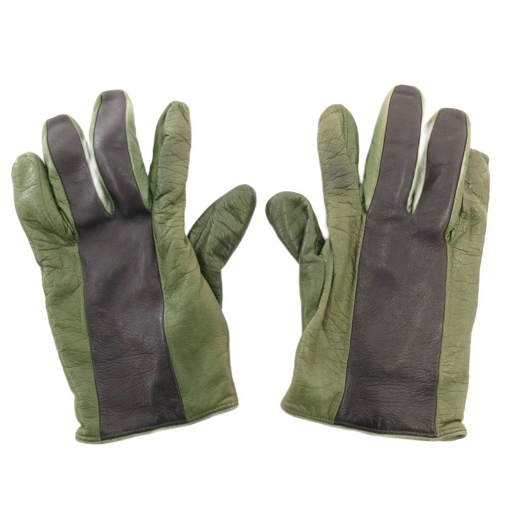 RAF SIMONS レザー手袋 ラフシモンズ RAF SIMONS 手袋 レザーグローブ 裏地カシミヤ バイ