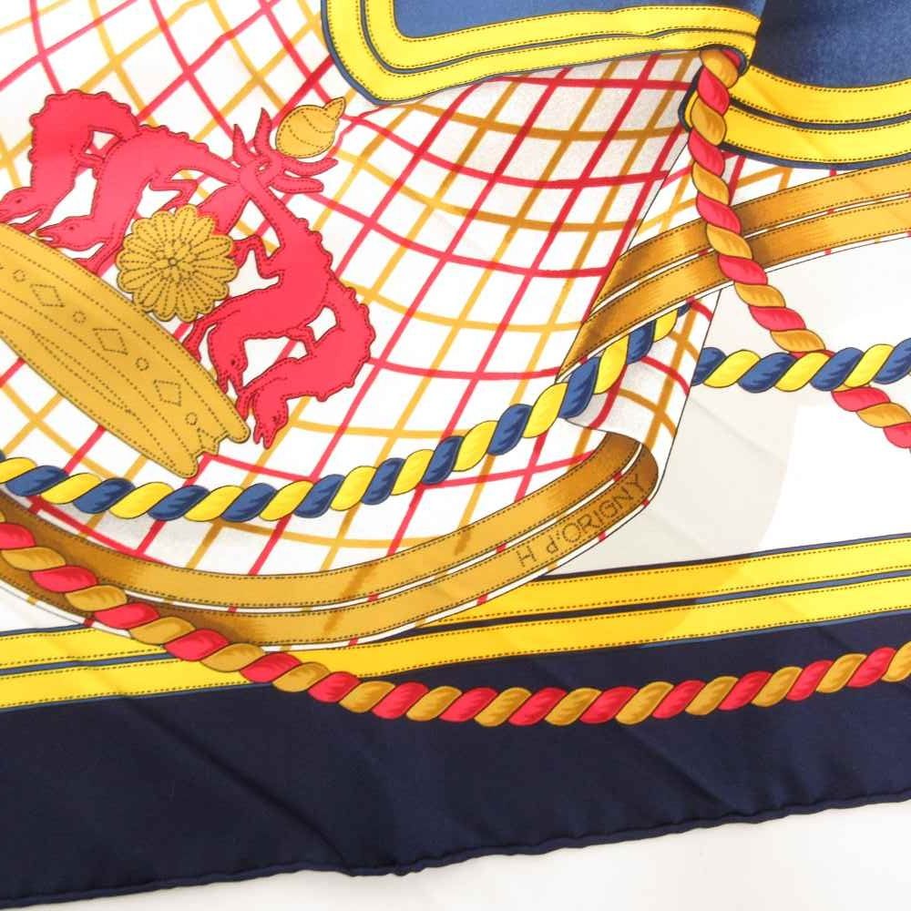 エルメス HERMES カレ90 GRANDE TENUE 馬の礼装 スカーフ 絹 シルク 総