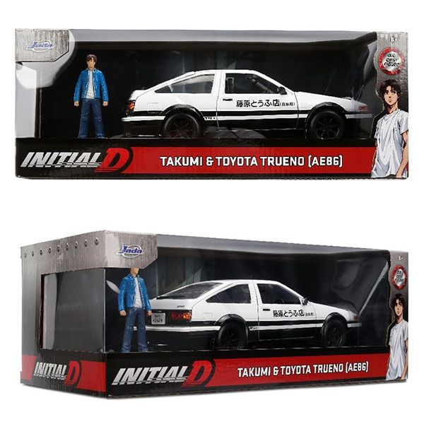1:24 INITIAL D. TOYOTA TRUENO（AE86）w/ TAKUMI 【イニシャル D
