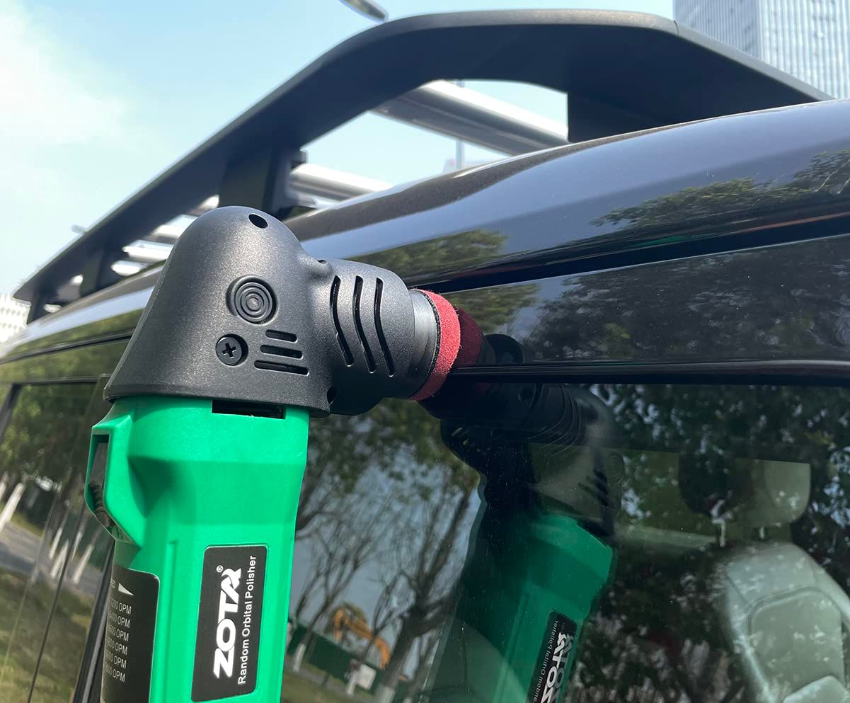 新品 ZOTA ミニポリッシャー50mm/75mmダブル裏板電動ポリッシャー 車