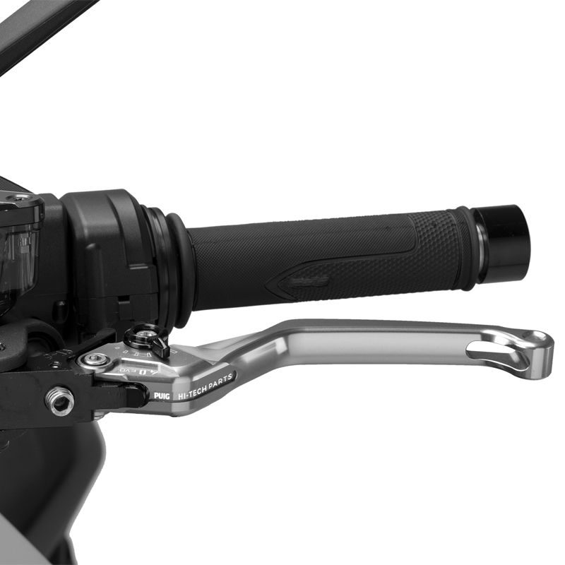 Puig 4220PN CLUTCH LEVER 4.0.UNFOLDABLE [SILVER/BLACK] （固定標準