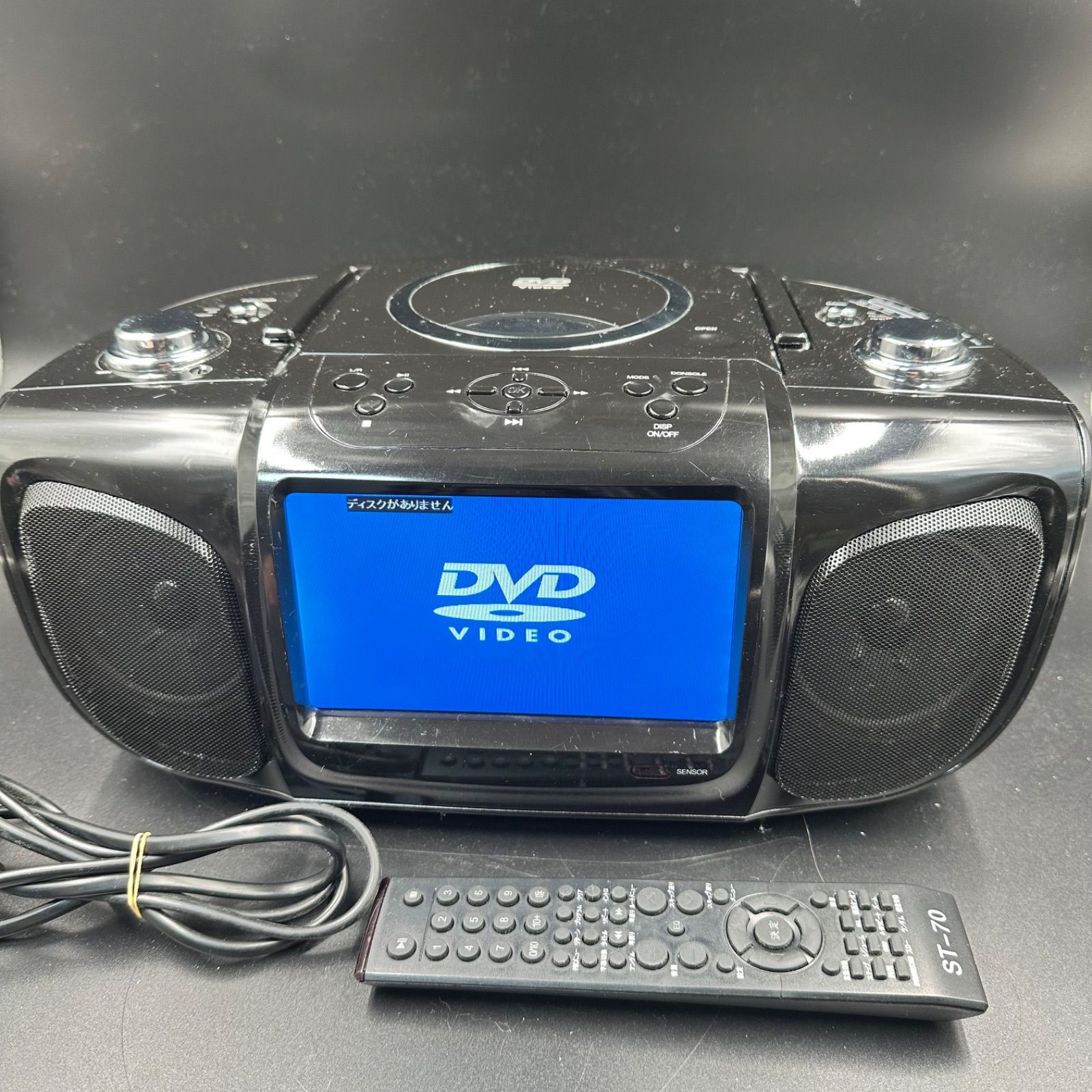 HVFIDO　DVDポータブルコンポ　ST-70 HYFIDO 7インチ液晶付DVDポータブルコンポ ST-70 - メルカリ