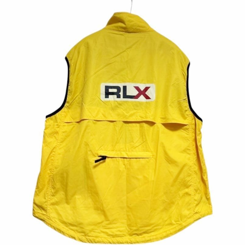 90's Polo Sport ポロスポーツ ナイロンベスト イエローネイビー 1990