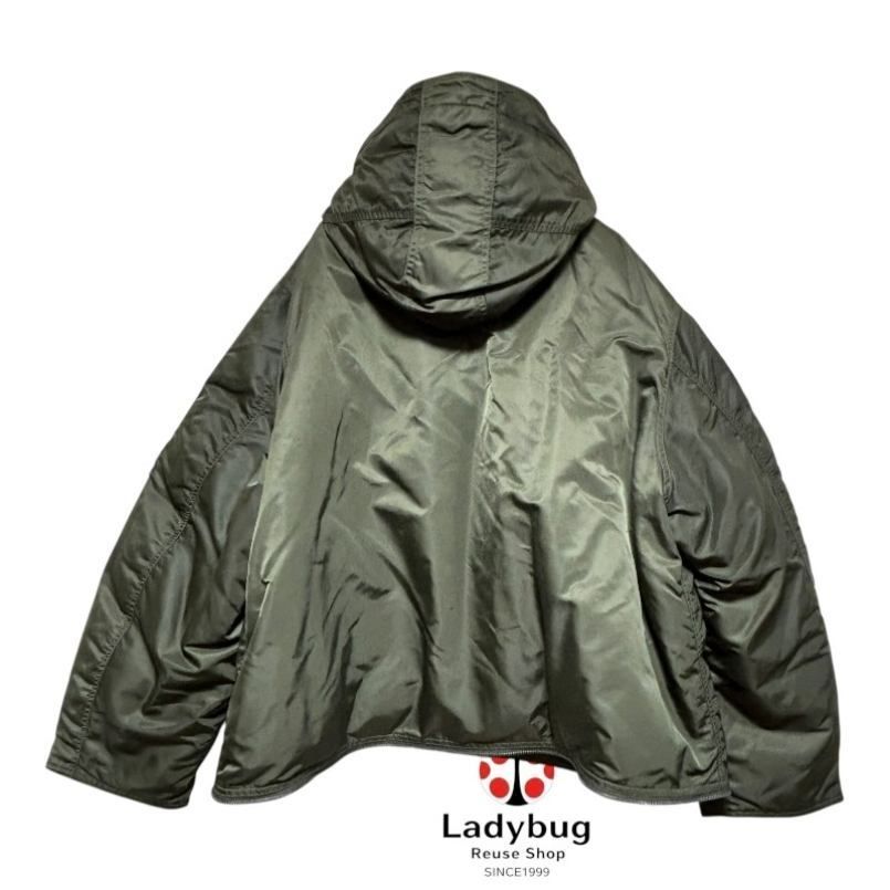 GU×UNDERCOVER メンズ 中綿コート ヒートパデッドコンバーチブルコート