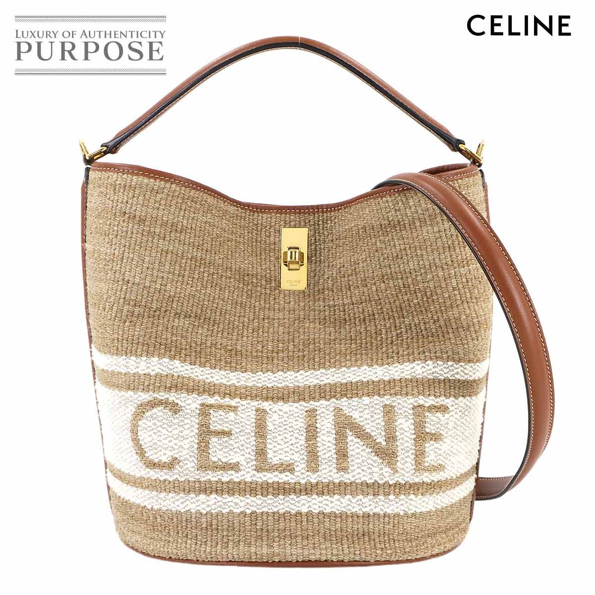未使用 展示品 セリーヌ CELINE 16 セーズ バケットバッグ 2way ハンド