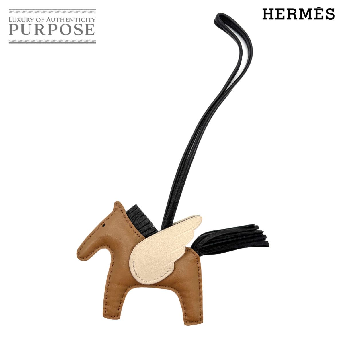 美品 エルメス HERMES ロデオ ペガサス PM バッグ チャーム 
